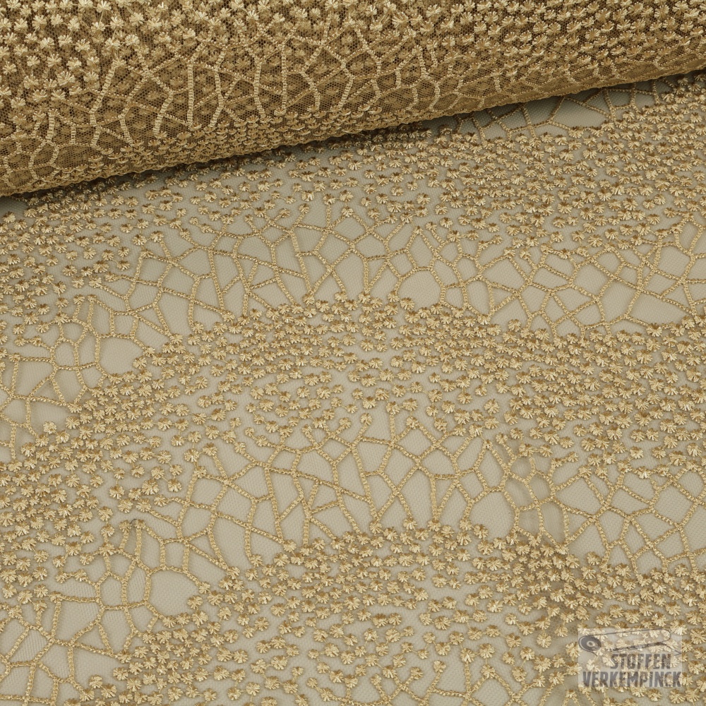 Tulle Kant Champagne
