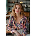 Coton Satin Digi. Abstract Multi