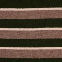 Knitted Wool Stripes - Olive/Offwhite