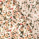 Viscose/ny crepe print bloemen gebroken wit