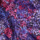 Cotton Voile Digi. Bloempjes Paars