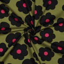Fine Poplin Big Flower Nerida Hansen Moss Green