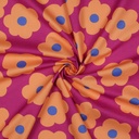 Fine Poplin Big Flower Nerida Hansen Magenta