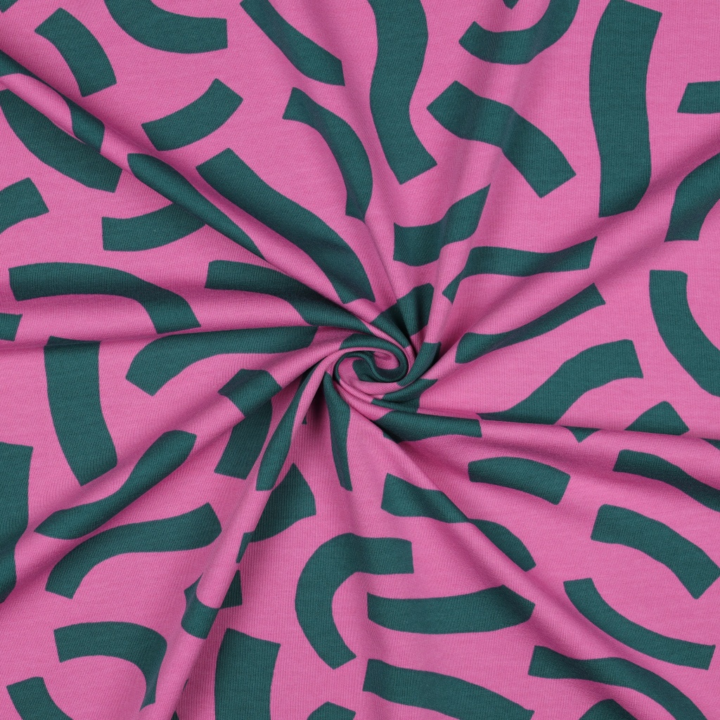 French Terry Playful Nerida Hansen Pink