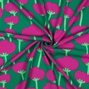 Lenzing Ecovero Poppies Nerida Hansen Dark Green