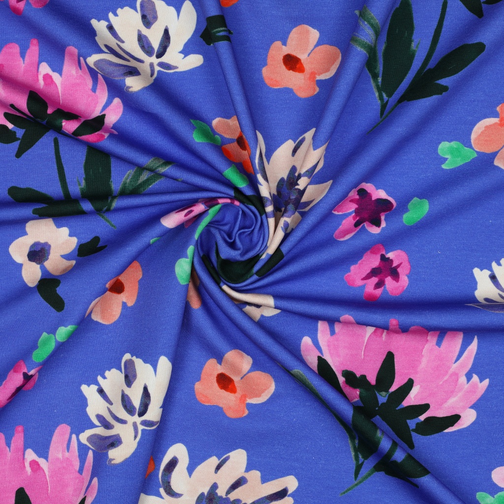 French Terry Dig. Colette Nerida Hansen Light Blue