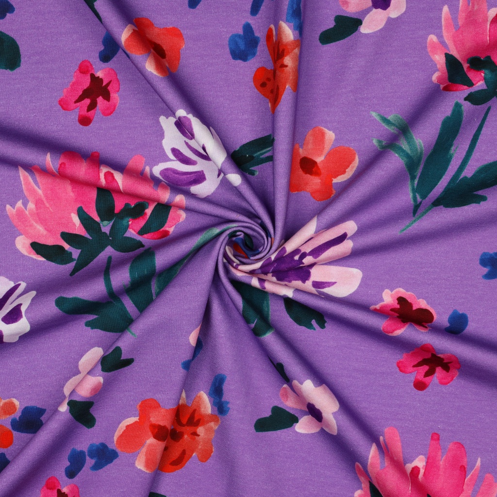 French Terry Dig. Colette Nerida Hansen Lavender