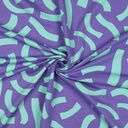 French Terry Playful Nerida Hansen Purple
