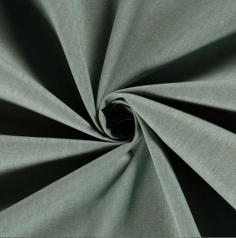 Canvas Uni Oud Groen