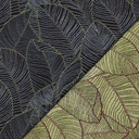 Gobelin Leaves Dark Blue