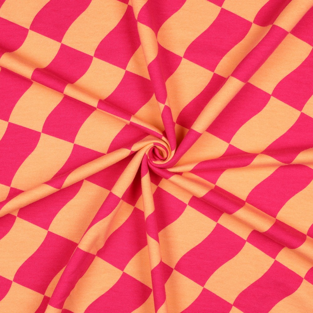 Soft Sweat Check Peach/Pink