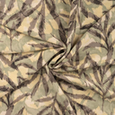 Viscose Nylon Air flow Leaves Kaki