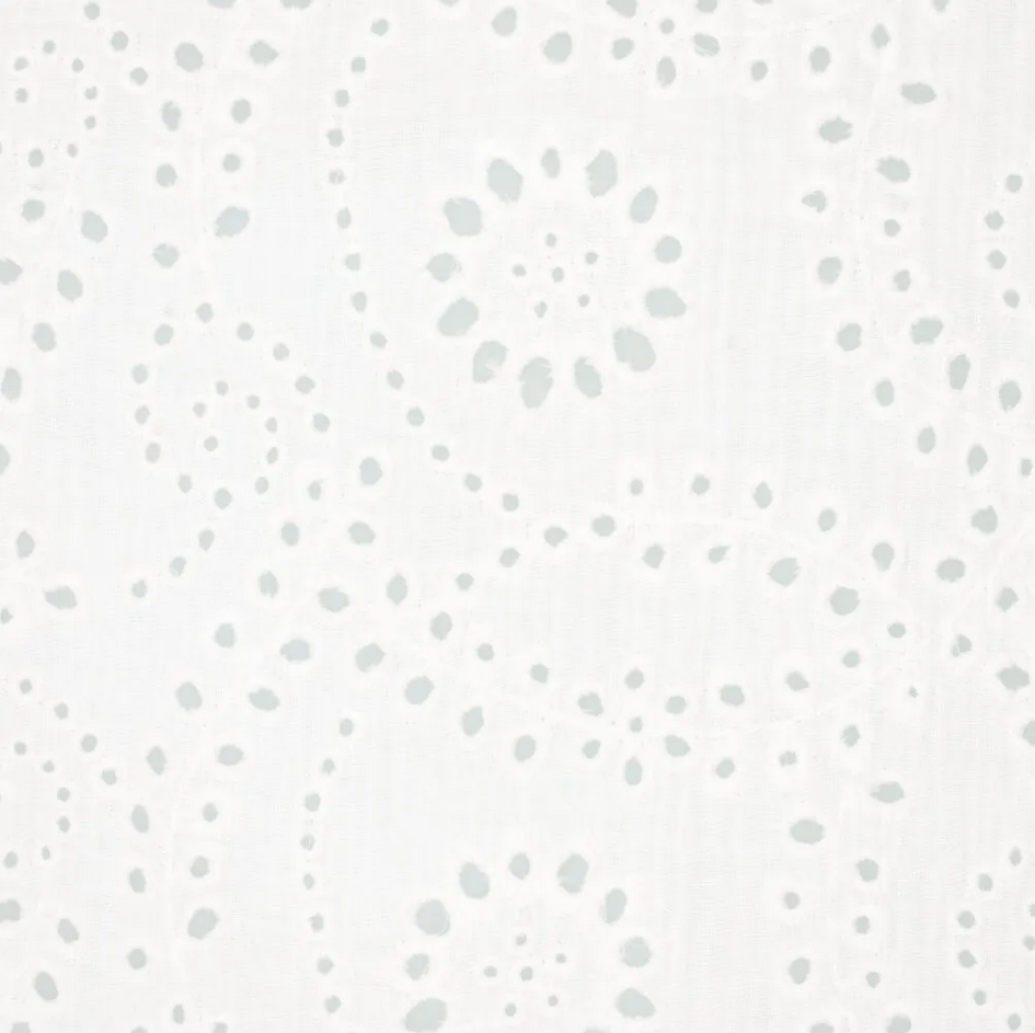 Double Gauze Broderie White