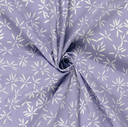 Stretch Cotton Poplin Nice Flower Lila