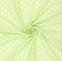 Broderie "Rosemary" 2 scallop Borders Light Green