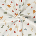 Double Gauze Stars Terra/White