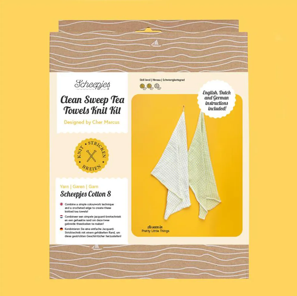 Scheepjes Clean Sweep Tea Towels breikit