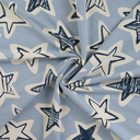French Terry Stars Blue
