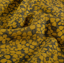 Viscose/Nylon Small Flower Ochre/Olive