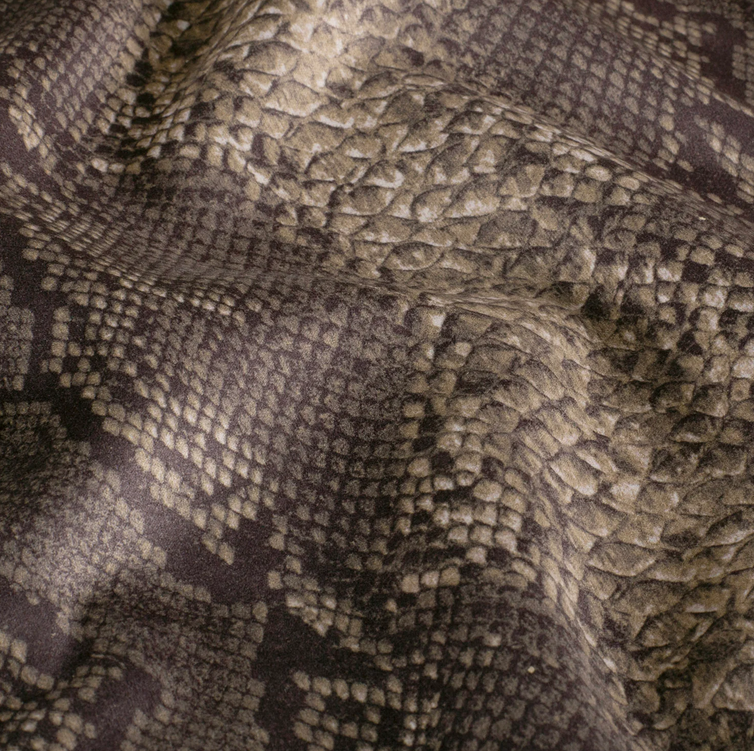 Suède Stretch Snake Beige