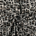 Jersey Katoen Digital Animal Skin Grey