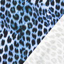 French Terry Brushed Leo Blue
