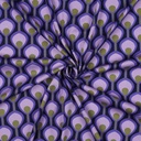 Rosella Stretch Retro Purple/Lila/Green