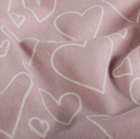 Flanel Hartjes Rose