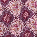 Canvas Slub Digital Ornament Purple/Pink