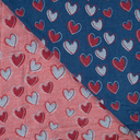 Denim Jacquard Heart