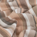 Viscose Slub Stretch Stripes Brown