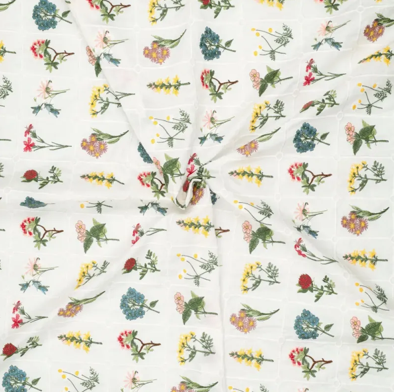 Broderie Cotton Botanica