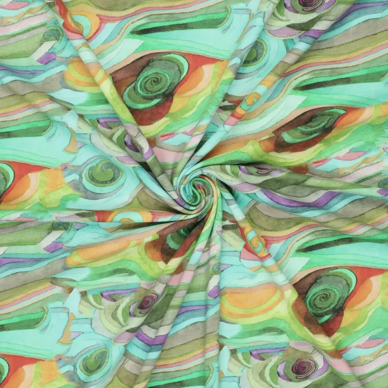 Jersey Digital Starry Night Green