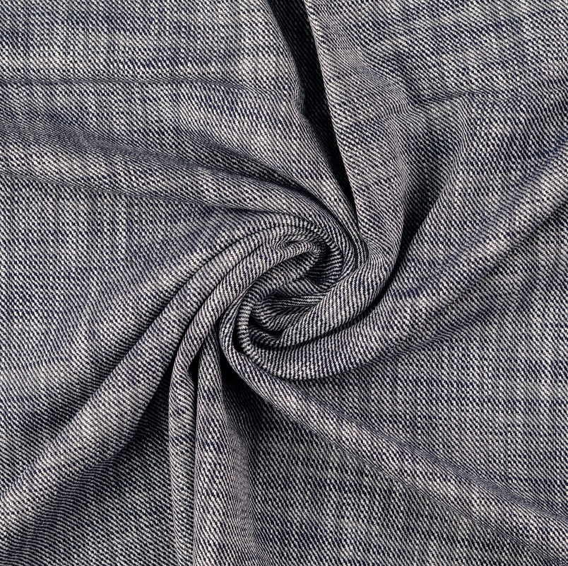 Katoen Twill Jeanslook Navy