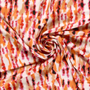 Satin Abstract Orange