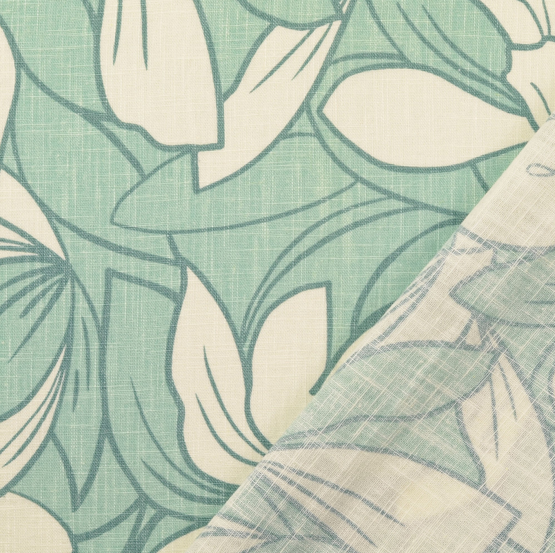 Gewassen Linnen Tulp mint