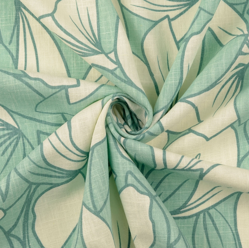 Gewassen Linnen Tulp mint