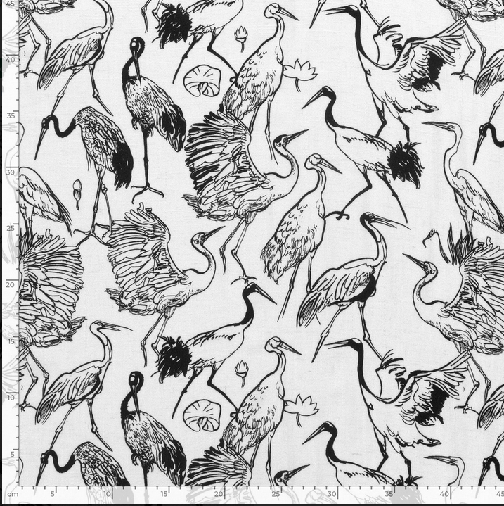 Viscose Linnen Heron White