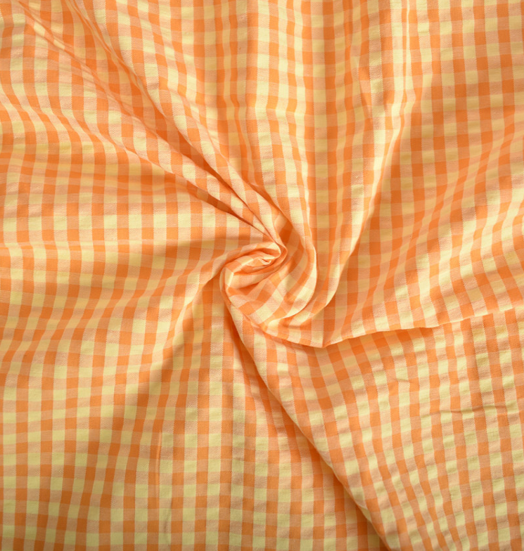 Seersucker Vichy Lemon Mango