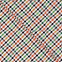 Carreaux Lichte Gabardine Ecru/Groen/Navy