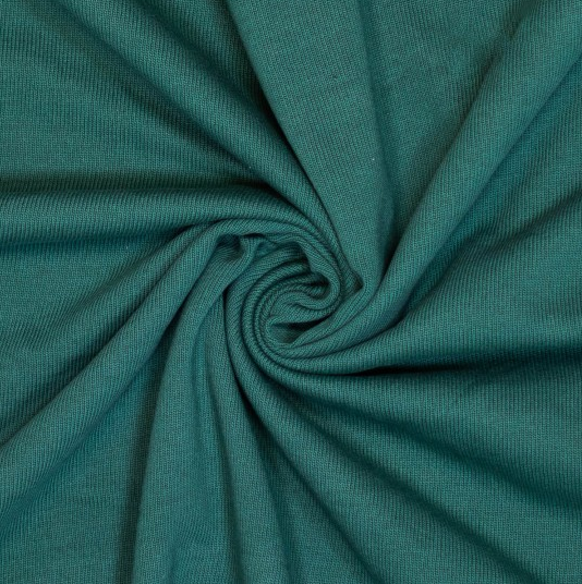 Tricot Katoen Donker Groen