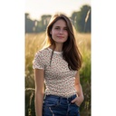 Ribjersey Digital Cherries Off White