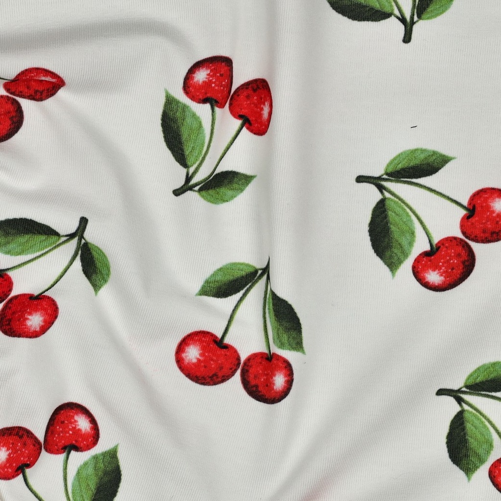 Jersey Digital Cherries Off White