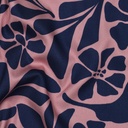 Rosella Stretch Marine Flowers Old Rose