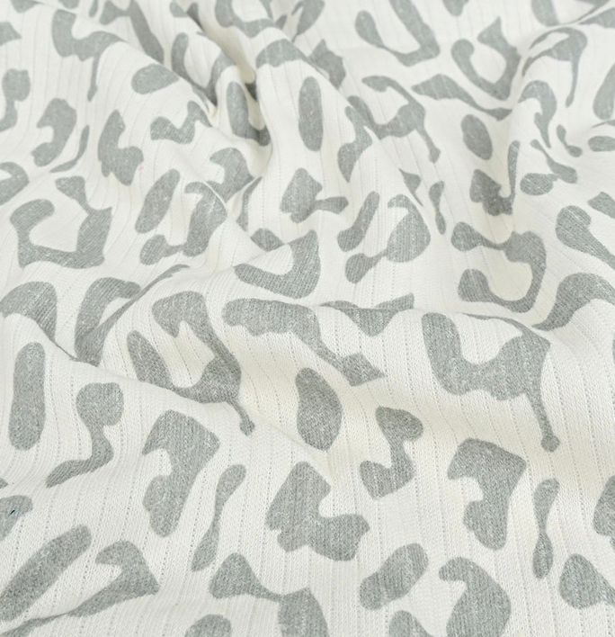 Ribjersey Leopard Old Green