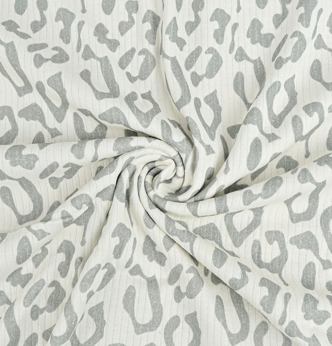 Ribjersey Leopard Old Green