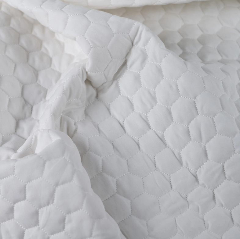 Matelassé Katoen Off White