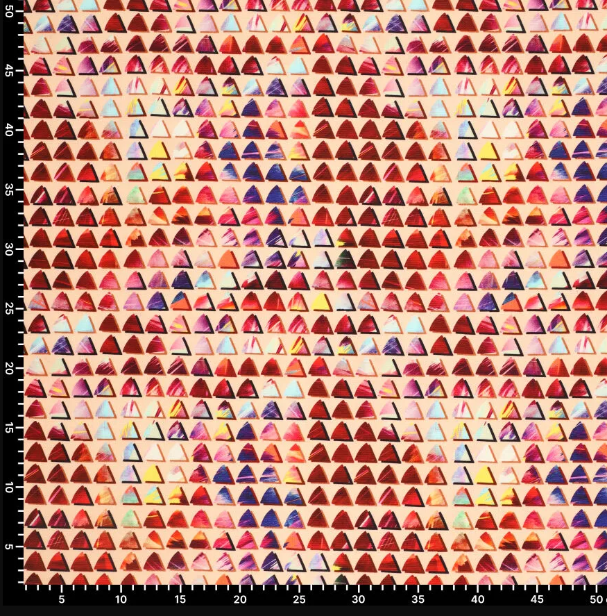 Canvas digitaal triangles multi