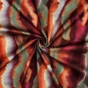 Cotton Satin Dig. Stripes Burgundy