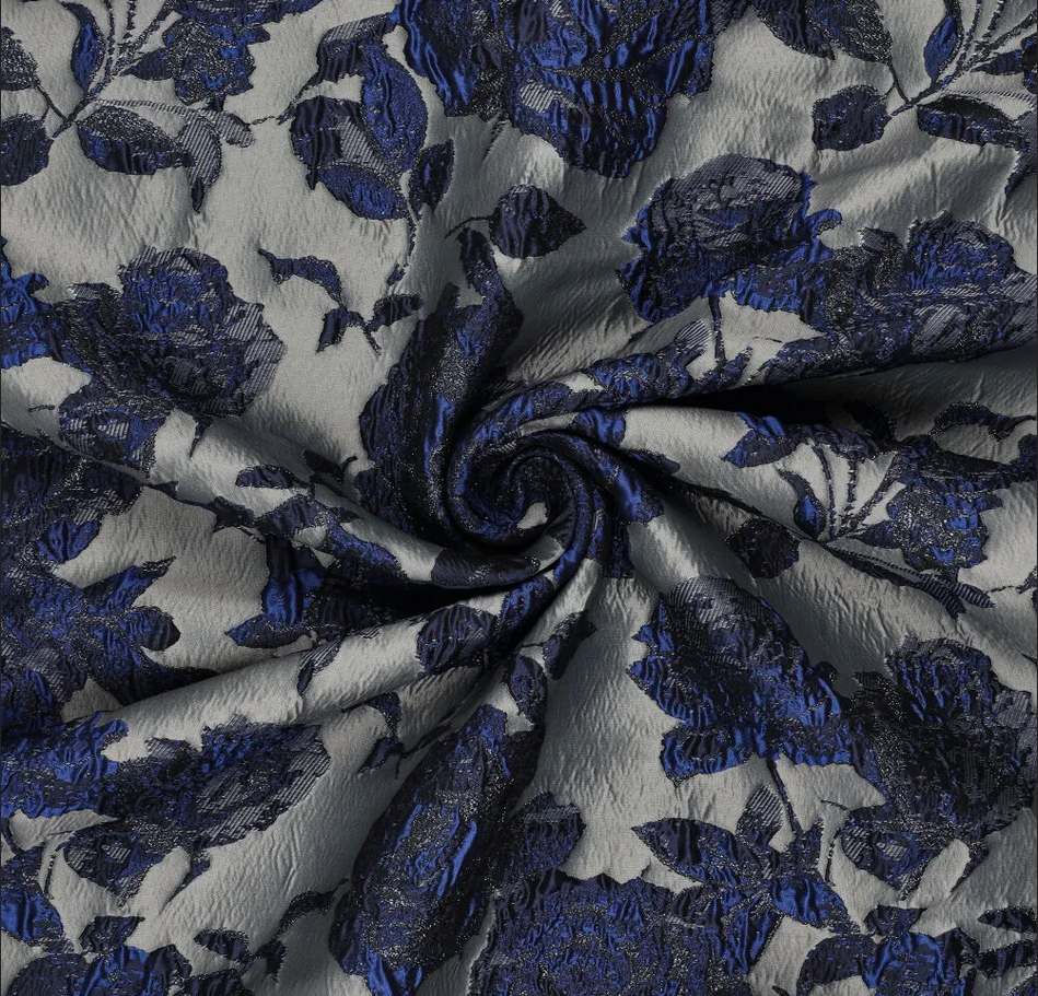 Jacquard Nantes Black/Cobalt
